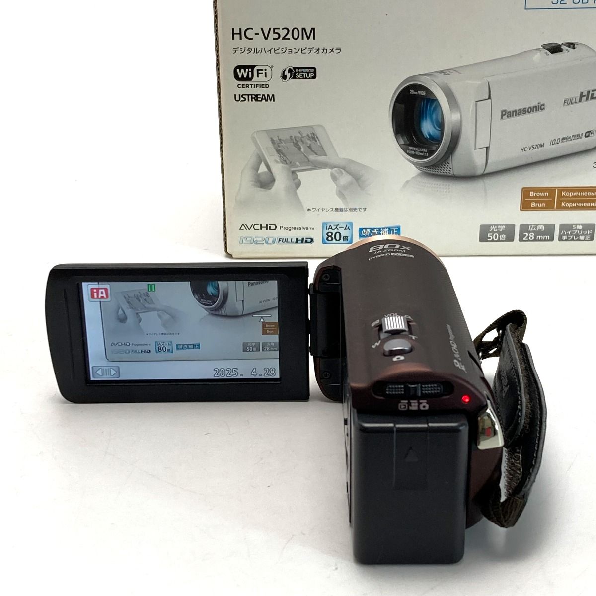 ☆ Panasonic パナソニック HC-V520M デジタルビデオカメラ 動作未確認
