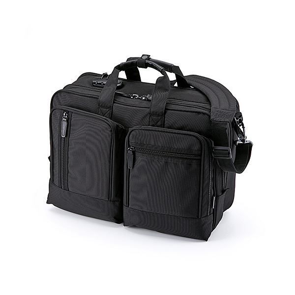 サンワダイレクト 3WAYビジネスバッグ 大容量 鍵付 200-BAG065 1個