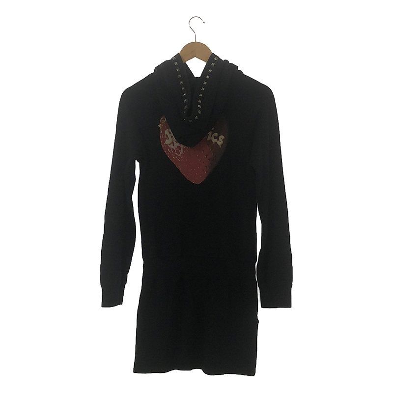 ヒステリックグラマー レディース スカルベリー ワンピース ブラック