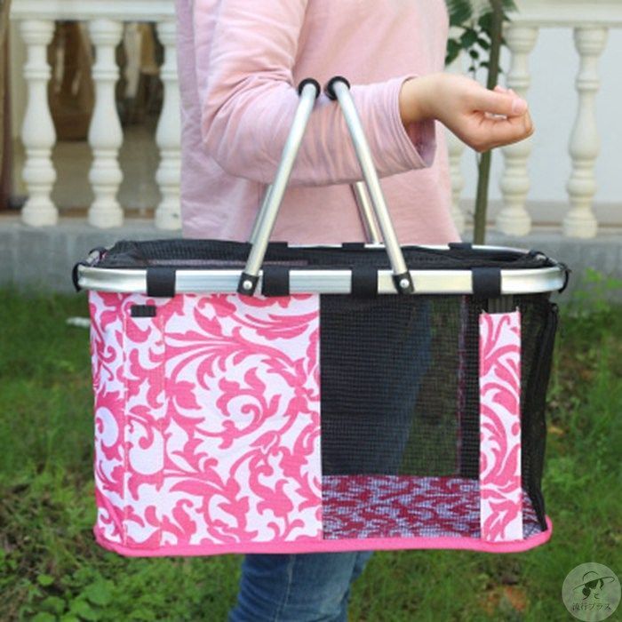 ペットキャリーバッグ 犬 猫 折りたたみ式 手提げ おしゃれ ペット用