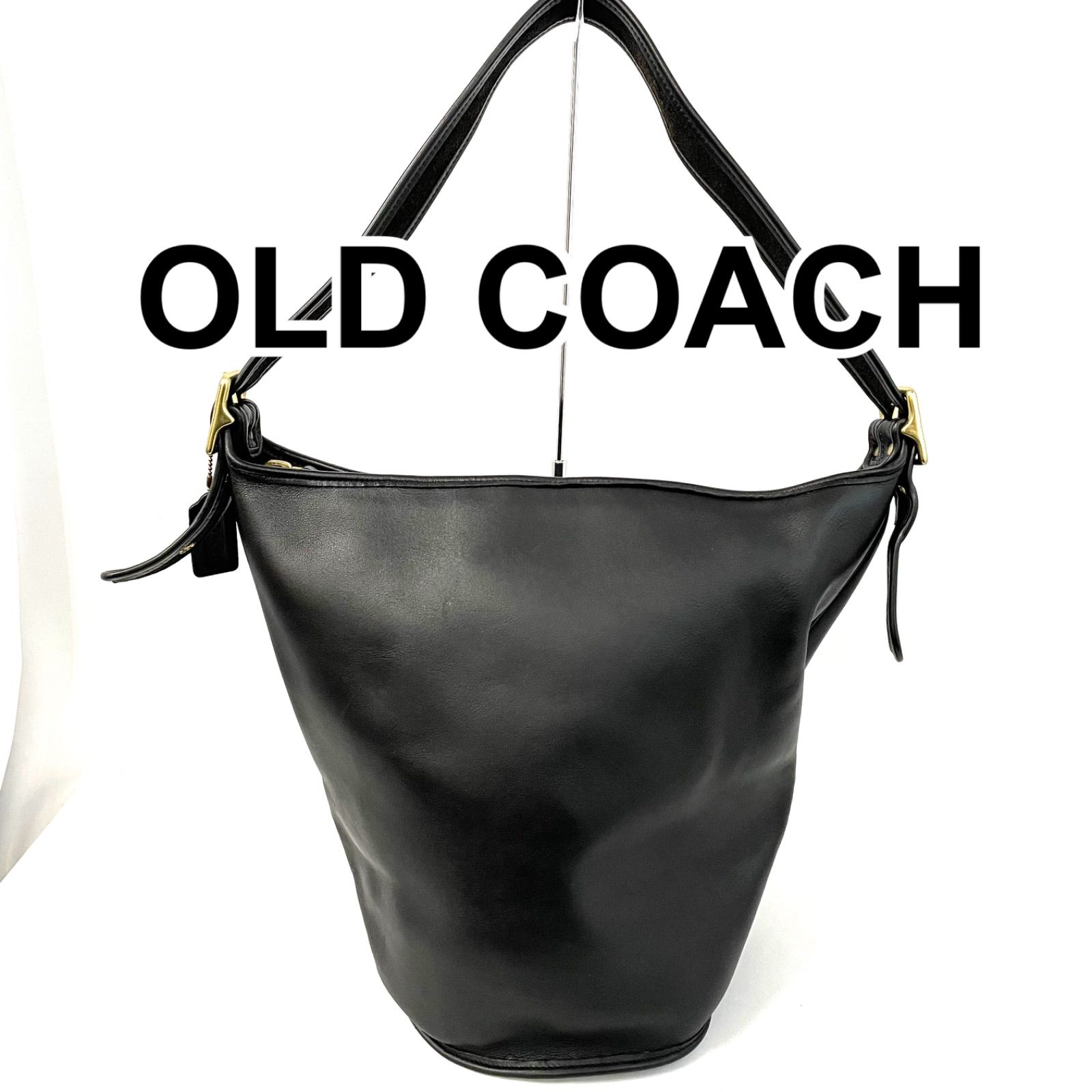 オールドコーチ OLD COACH ショルダーバッグ レザー ブラック 9085 