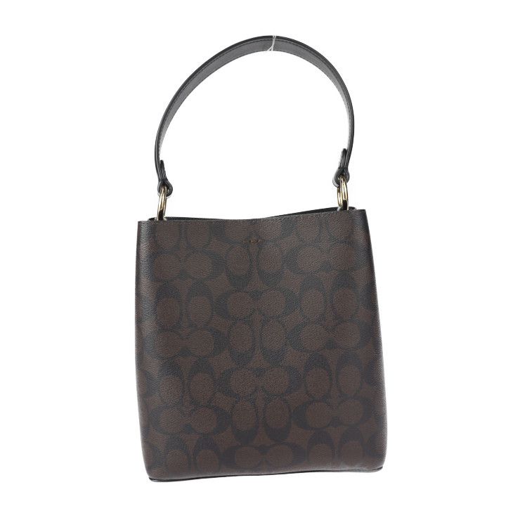 COACH コーチ ハンドバッグ 2312 PVC レザー ブラウン ブラック