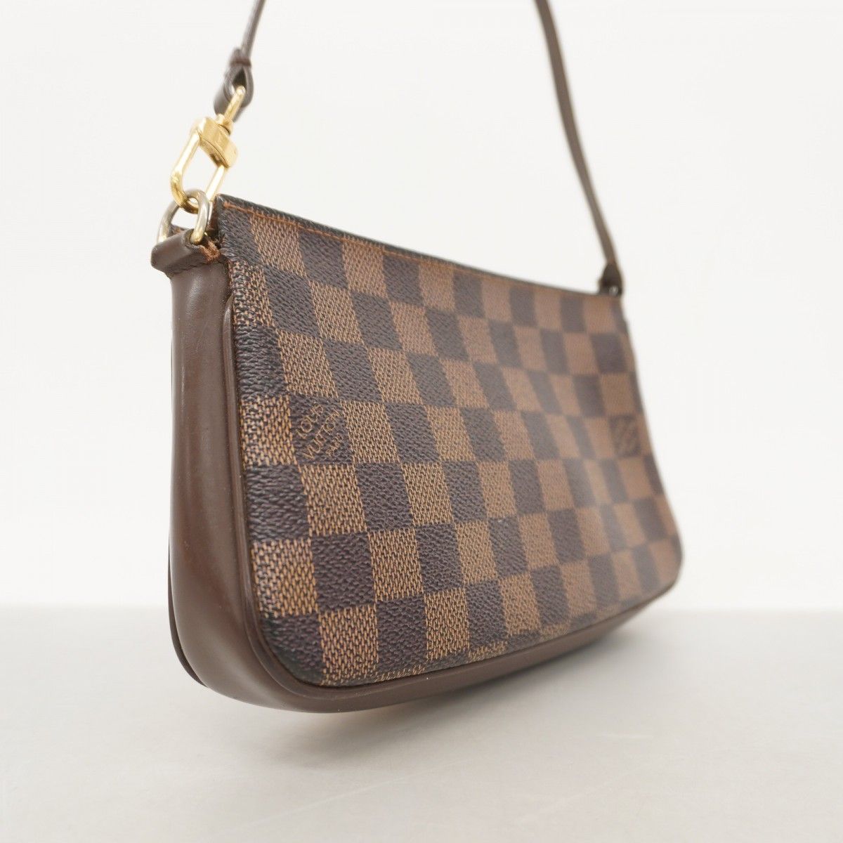 5mb2334-h ルイヴィトン ポーチ ダミエ ナヴォナ N51983 エベヌ レディース