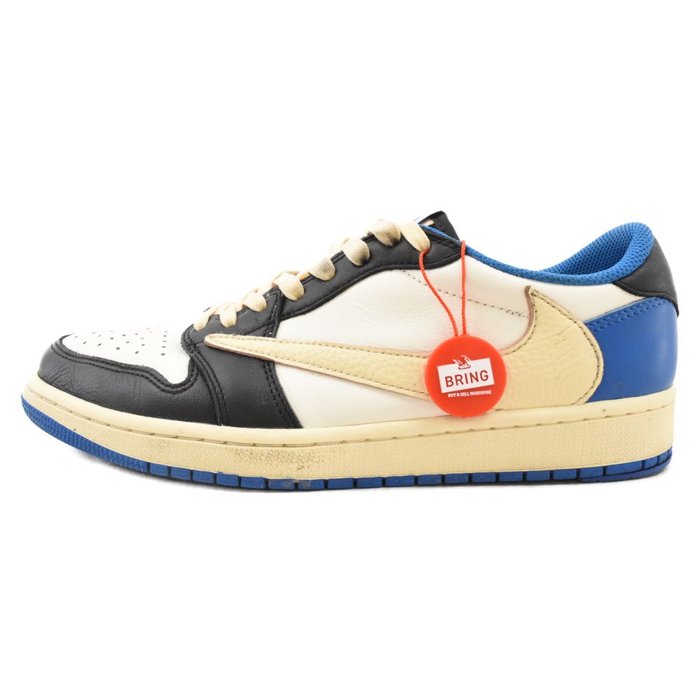 NIKE (ナイキ) ×TRAVIS SCOTT FRAGMENT DESIGN AIR JORDAN 1 LOW OG SP DM7866-140 トラヴィススコット フラグメント エアジョーダン1 ローカットスニーカーUS9.5/27.5cm