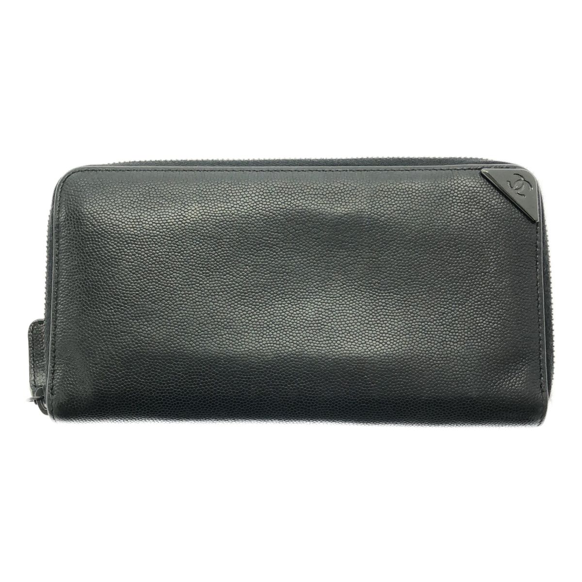 【超極美品】CHANEL ジップアラウンドウォレット　長財布　ココマーク　黒 CHANEL シャネル 長財布 ロングウォレット ラウンドファスナー
