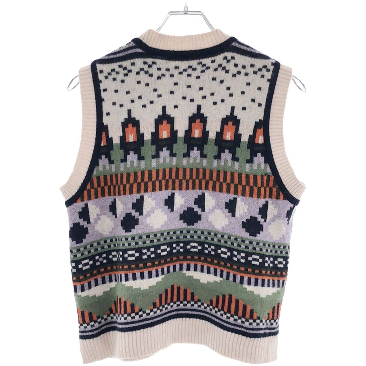 HENRIK VIBSKOV ヘンリック ヴィブスコフ 22AW ジャガードニットベスト 