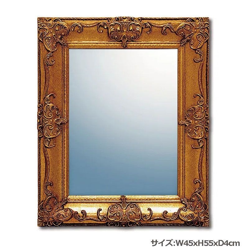鏡 壁掛けおしゃれ グレースアートミラー アーサー M (アンティーク