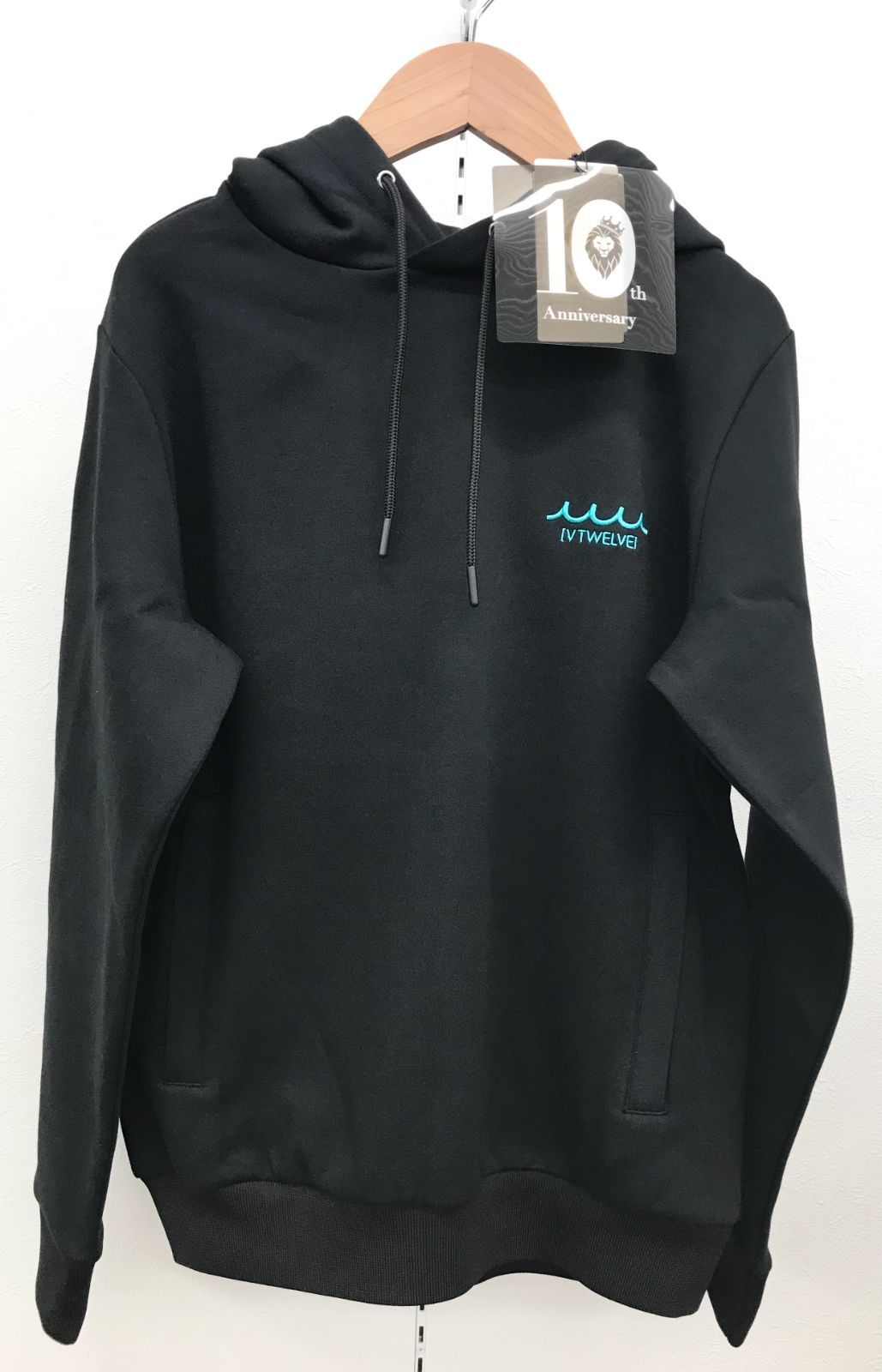 V12 muta MARINEコラボ レディースパーカー ブラック