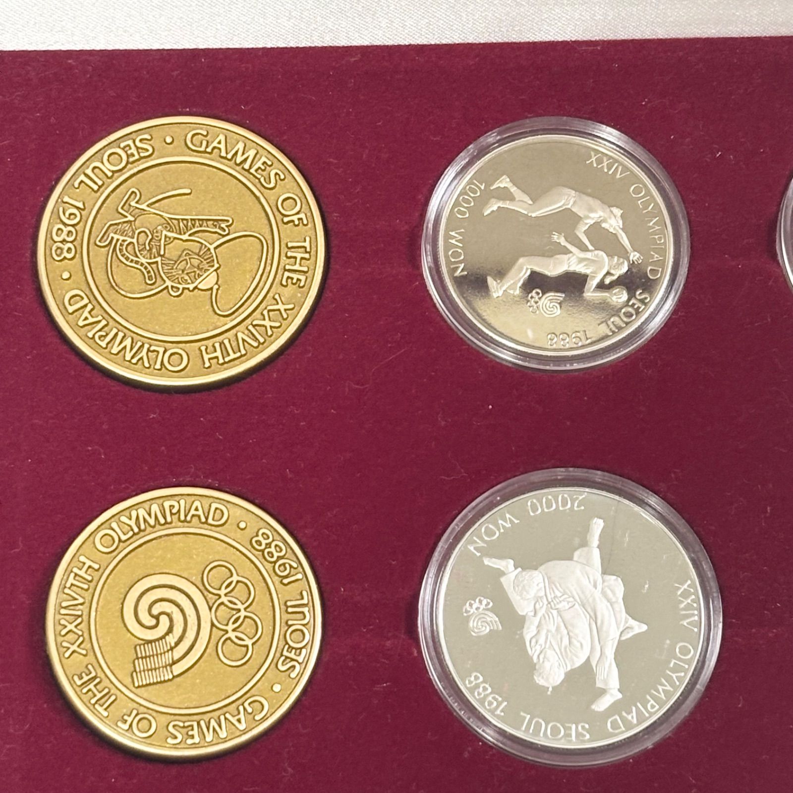送料無料】ソウルオリンピック/五輪記念硬貨/6枚セット/記念硬貨