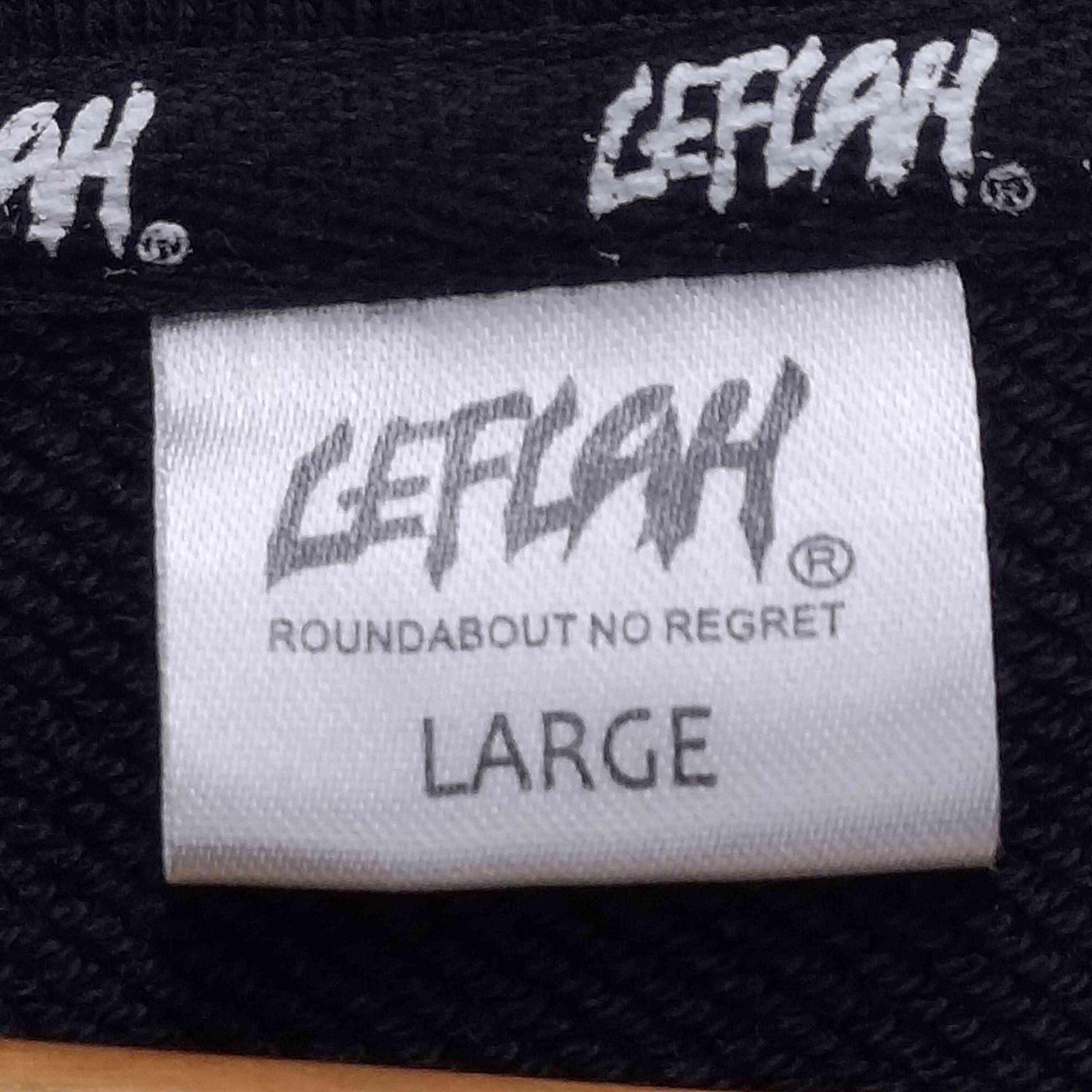 レフラー Leflah 刺繍ロゴ 621 スウェットパーカー メンズ JPN
