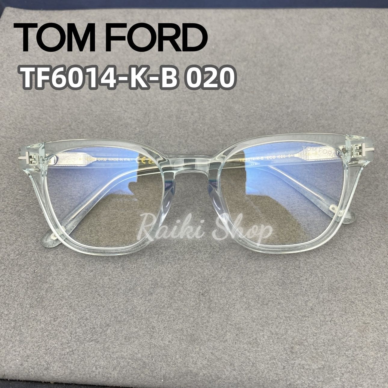 2025新発売 TOM FORD トムフォード TF6014-K-B 020 メガネ アジアンフィット FT6014-K-B 020 眼鏡 51サイズ クリア|シルバー