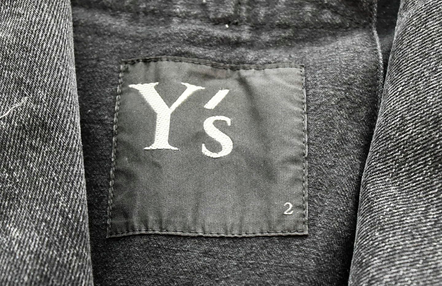 ワイズ Y's 21AW ニット切替デニムラップコート XY-C11-803 コート