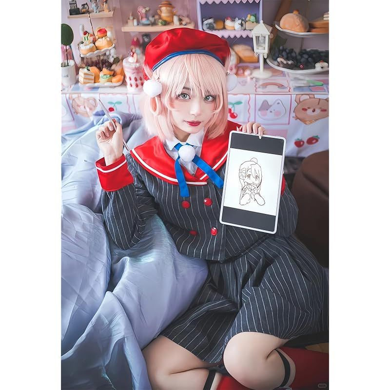 VTuberしぐれういコスプレ衣装、ウィッグ付 Qoo10] 時雨羽衣