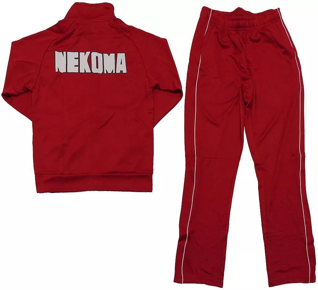 中古】衣料雑貨 音駒高校 ジャージ(上下) レッド Mサイズ 「ハイキュー