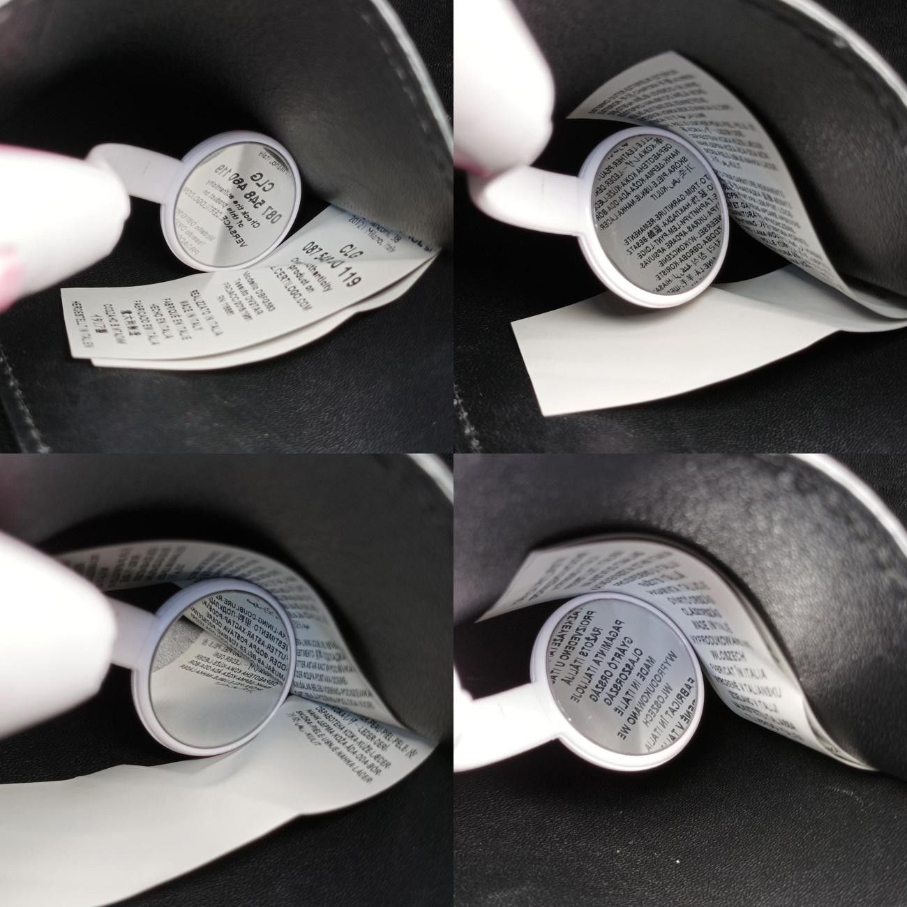 ヴェルサーチェ ヴェルサーチ VERSACEタータンプリントブラック×マルチ レザー×キャンバスCLG 087548460119 DECORATOM_COM_BR