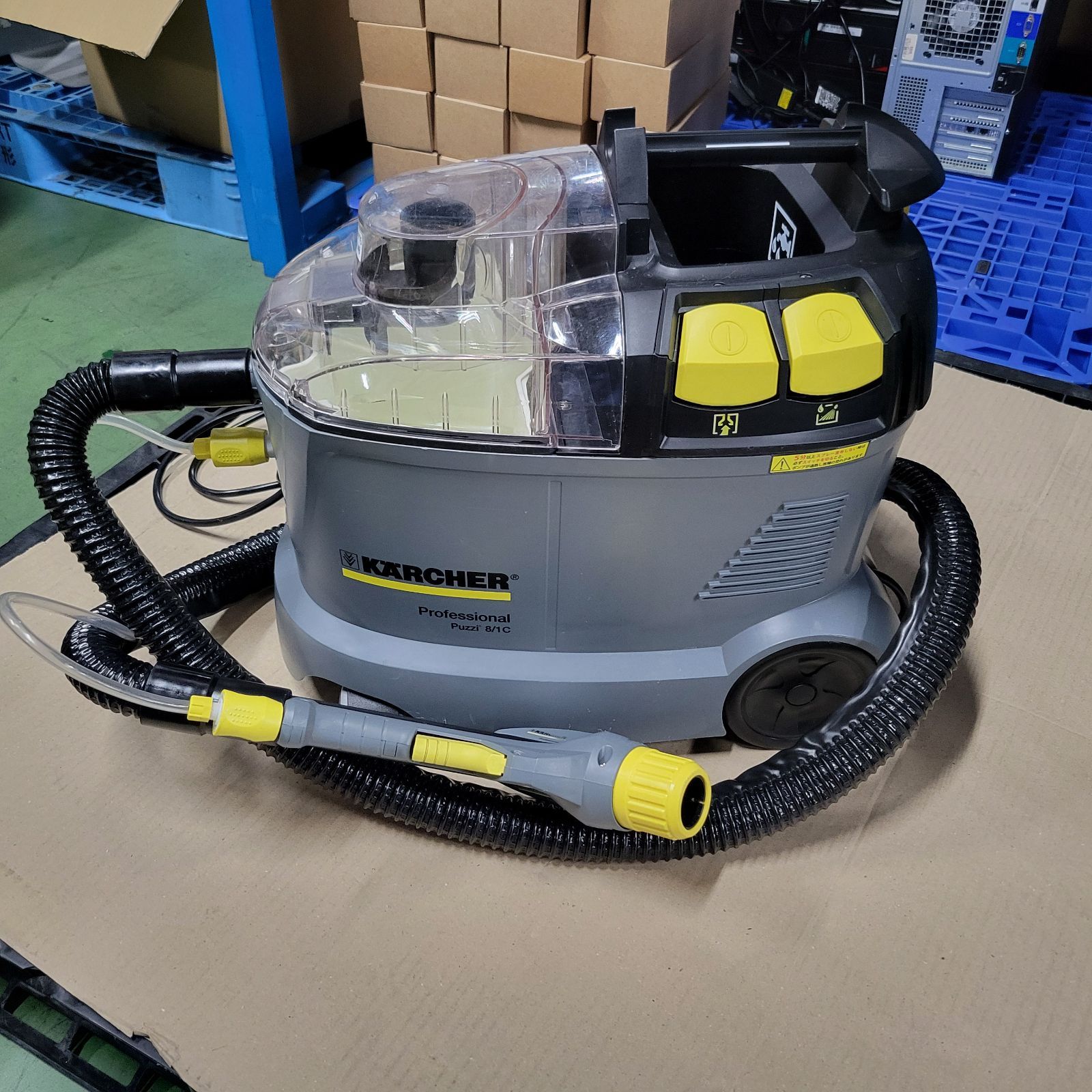 Kärcher Puzzi 8/1 C キャニスター掃除機 Puzzi 8/1 カーペットリンス