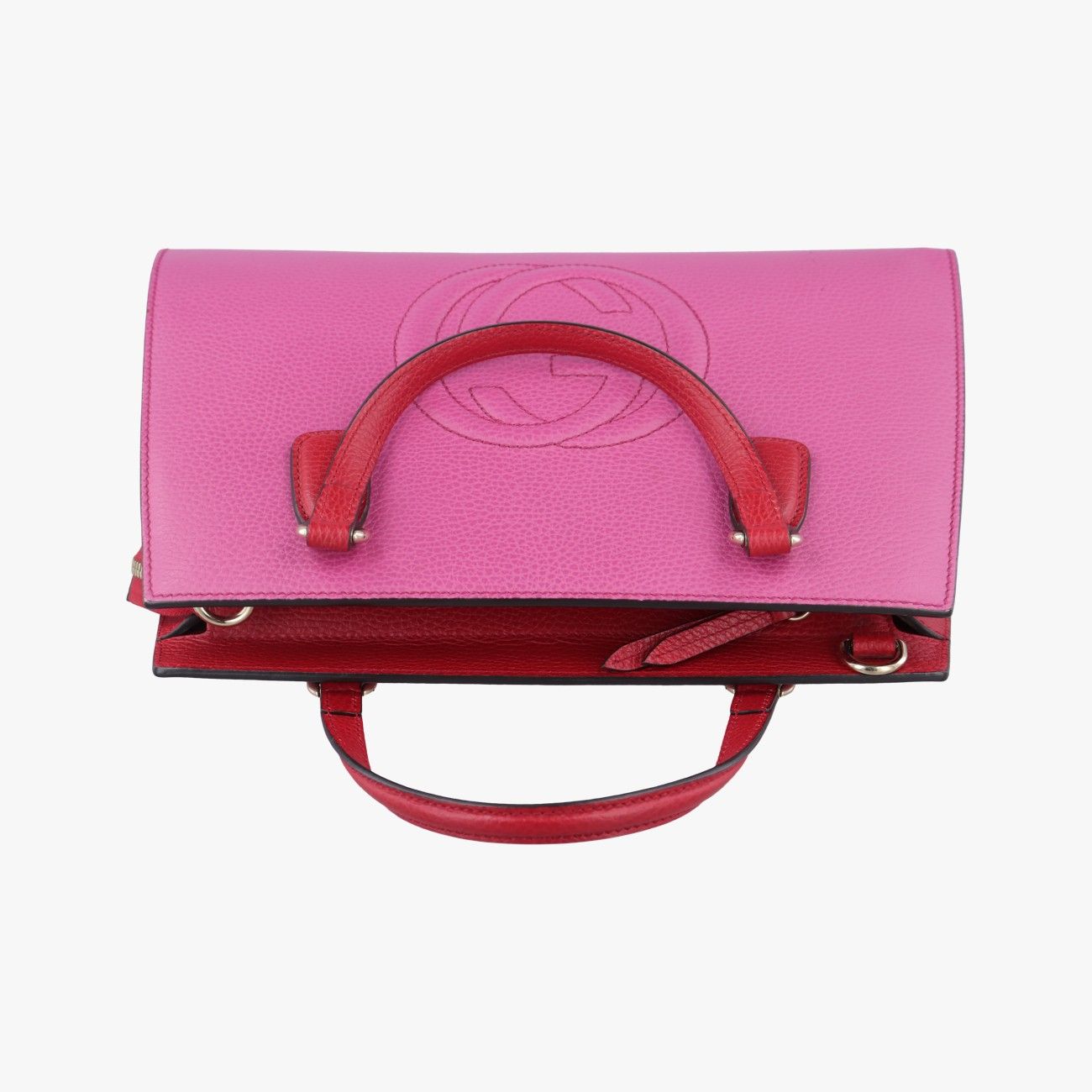 グッチGucciソーホーレッドxピンクレザー431571C019965925