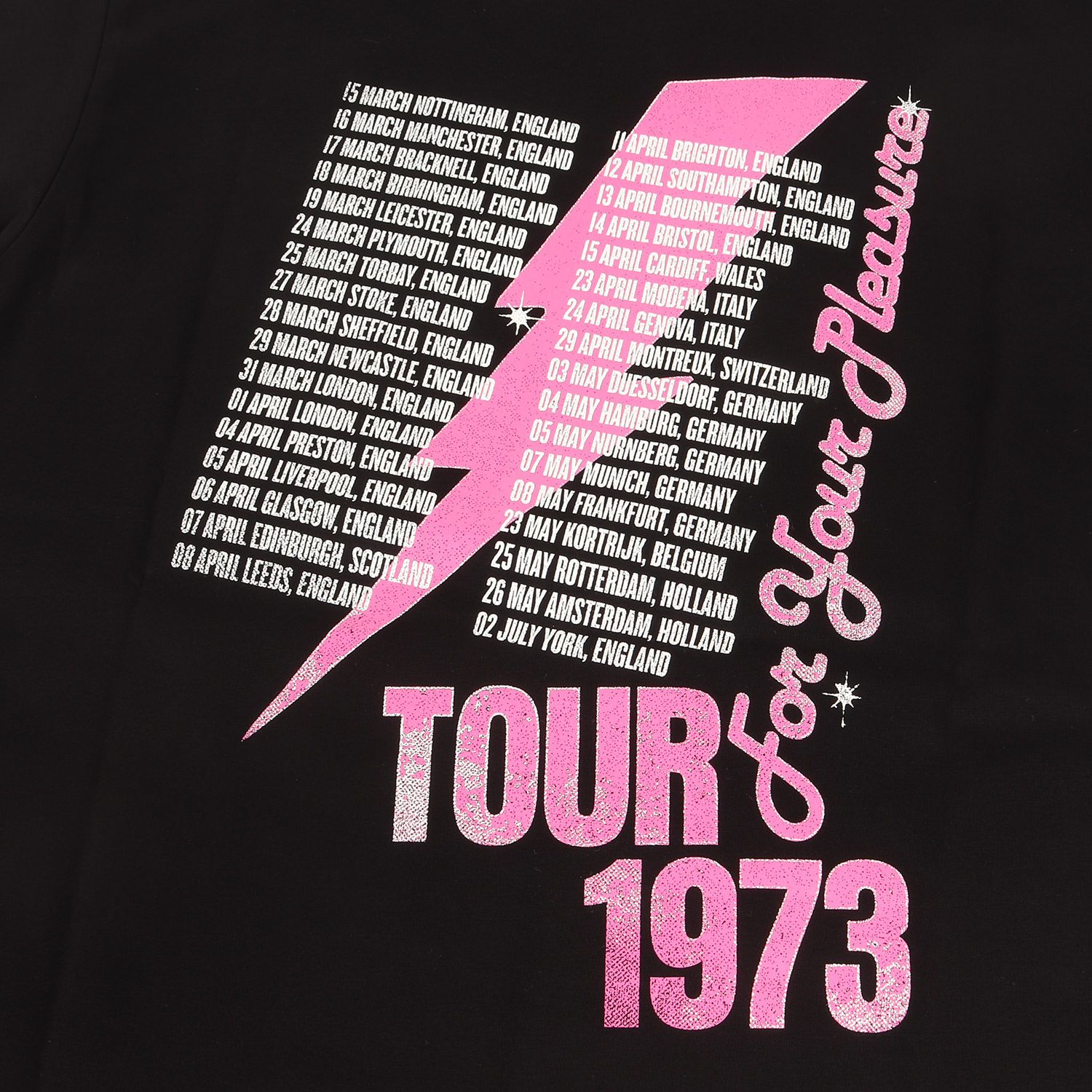 JUNYA WATANABE COMME des GARCONS ジュンヤワタナベ コムデギャルソン Tシャツ サイズ:M / 23SS Roxy Music Tour バインダーネック Tシャツ (JK-T011) / ブラック 黒 / 日本製 / トップス カットソー 半袖【メンズ】【K4441】 新品】JUNYA WATANABE COMME des GARCONS ジュンヤワタナベ