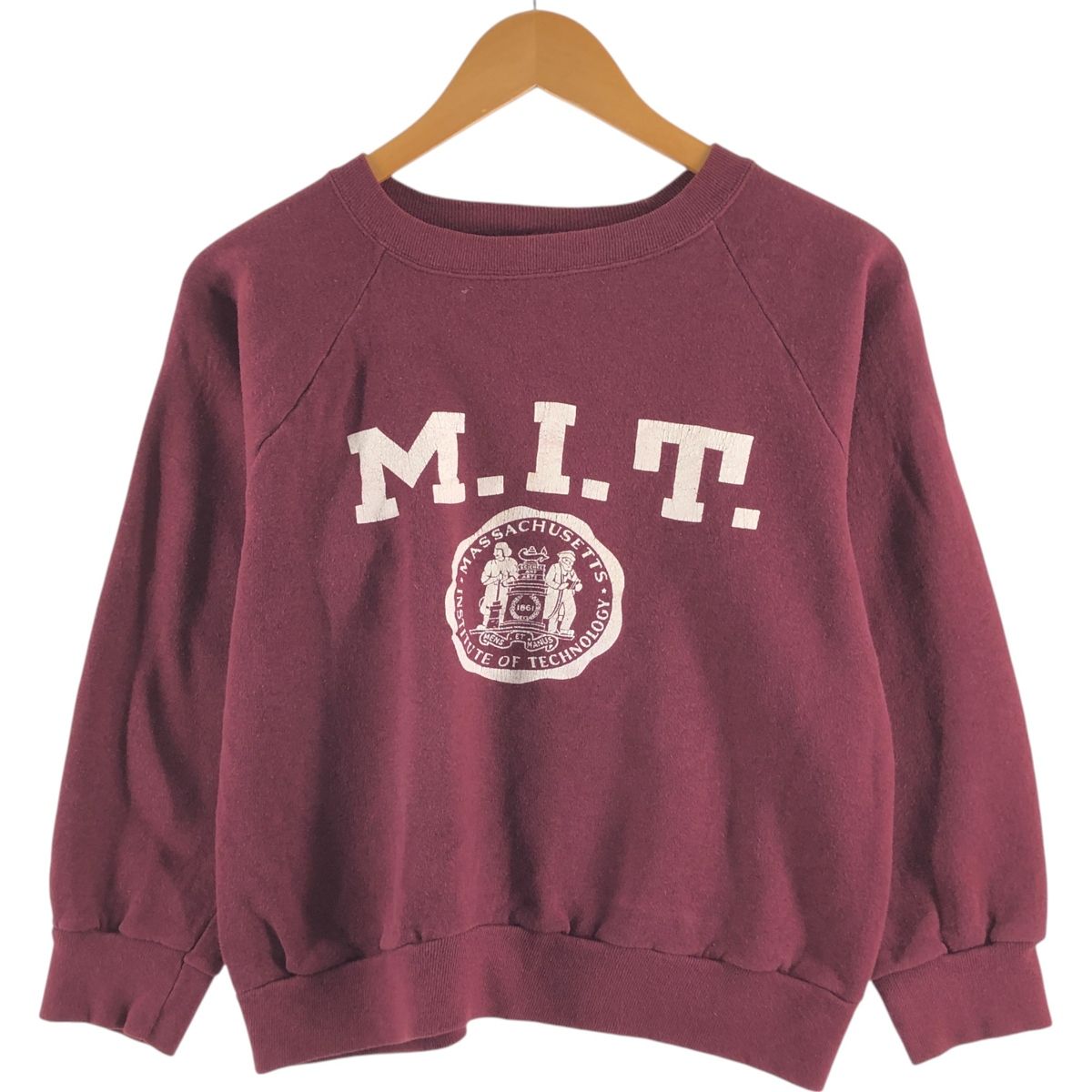 80年代トリコタグNOTRE DAME 91番 フットボールTシャツ Lサイズ