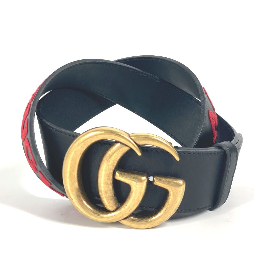★正規品　美品★GUCCI レザーベルト　Gマーク GUCCI グッチ Gマーク ベルト 全長85cm レザー 本革 イタリア製