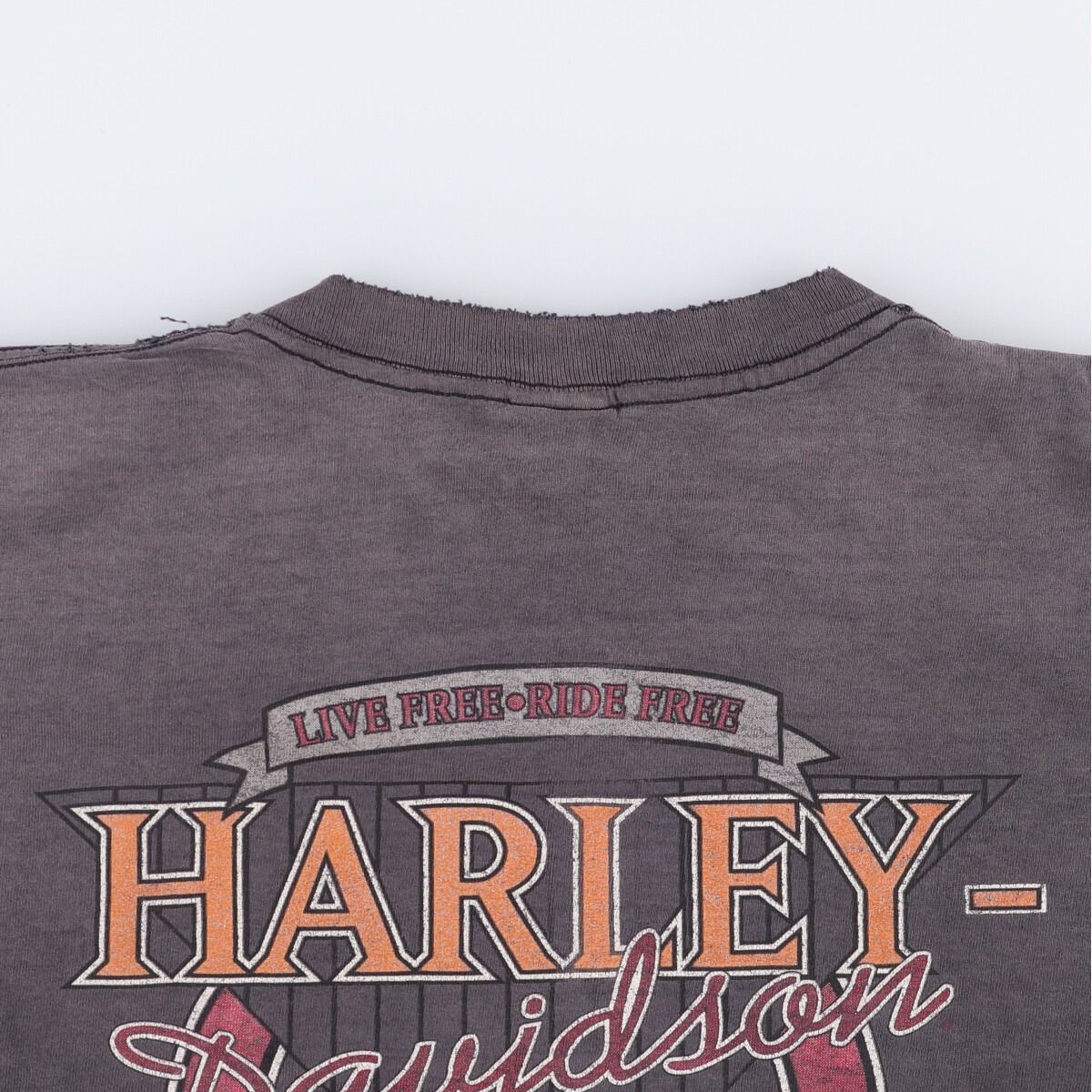 古着 90年代 ハーレーダビッドソン Harley-Davidson 鷲柄 イーグル柄 