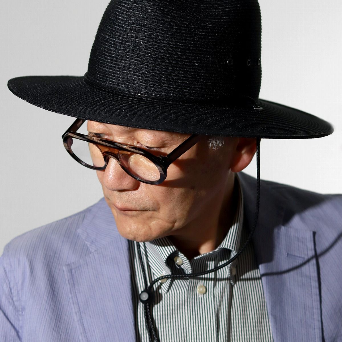 STETSON (ステットソン)テンガロンハット 麦わら カウボーイハット ハット 中折れハット メンズ つば広ハット メンズ メンズハット夏用 紐付き帽子 黒 ブラック 【TB】