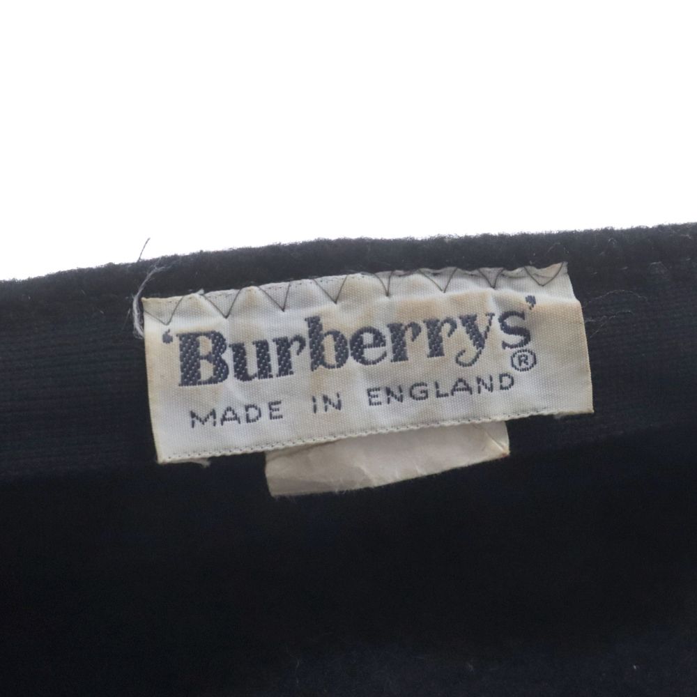 BURBERRYS (バーバリーズ) フロッキーロゴ ウールハンチング帽