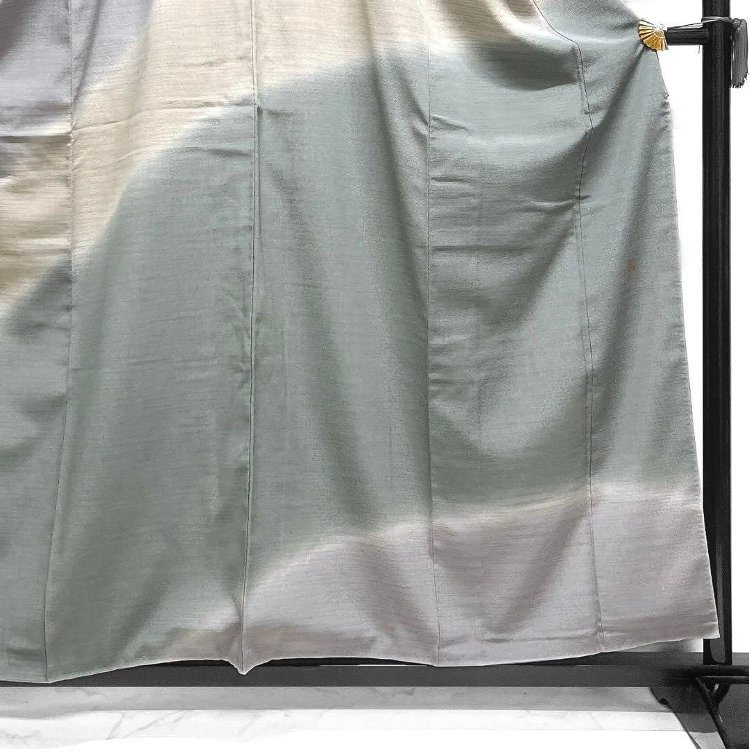 作家もの 付け下げ グレー 円弧 お洒落 着物 014a d - メルカリ