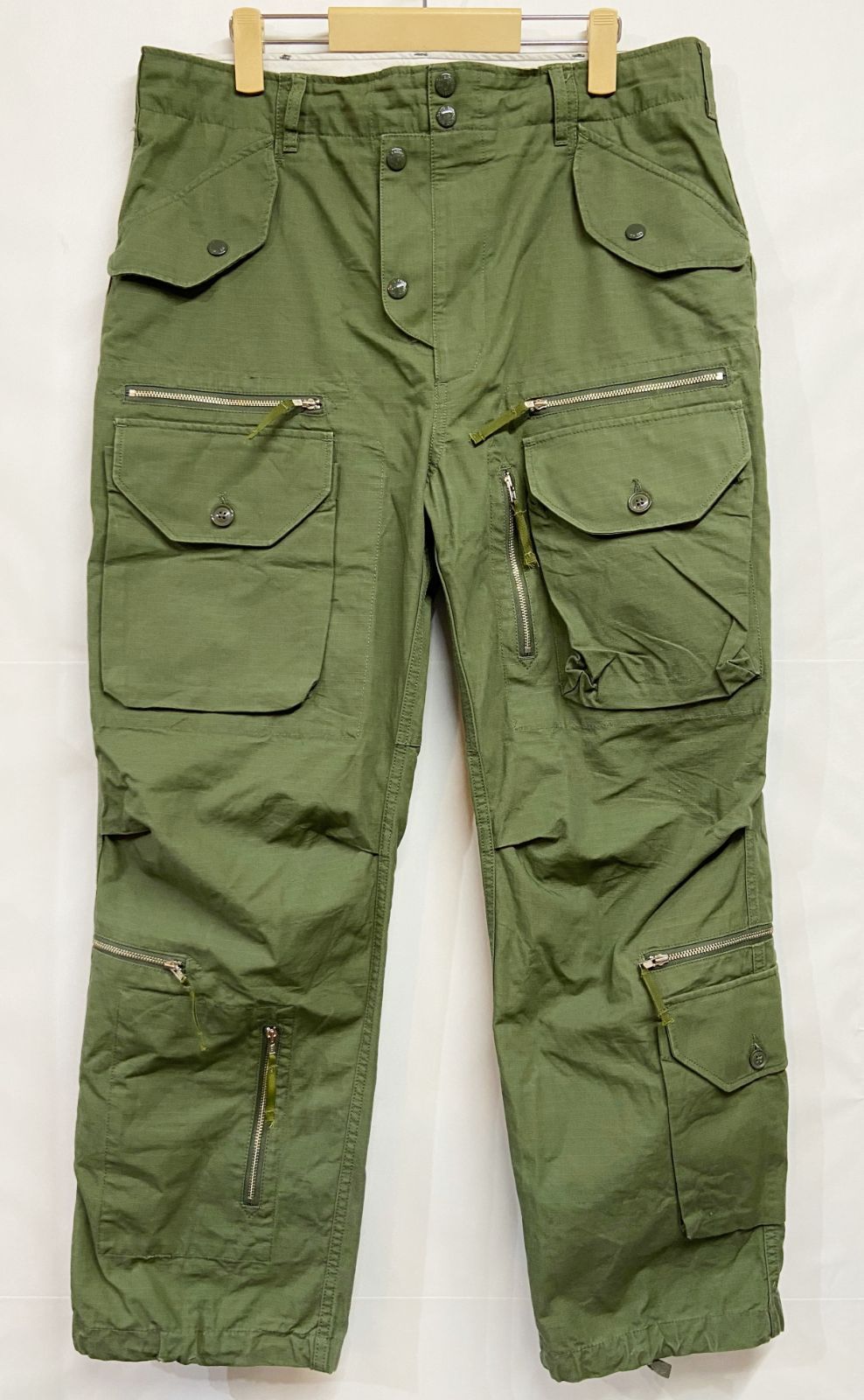 ENGINEERED GARMENTS × BEAMS PLUS 別注 Flight Pants Cotton Ripstop エンジニアードガーメンツ ビームスプラス フライトパンツ コットンリップストップ