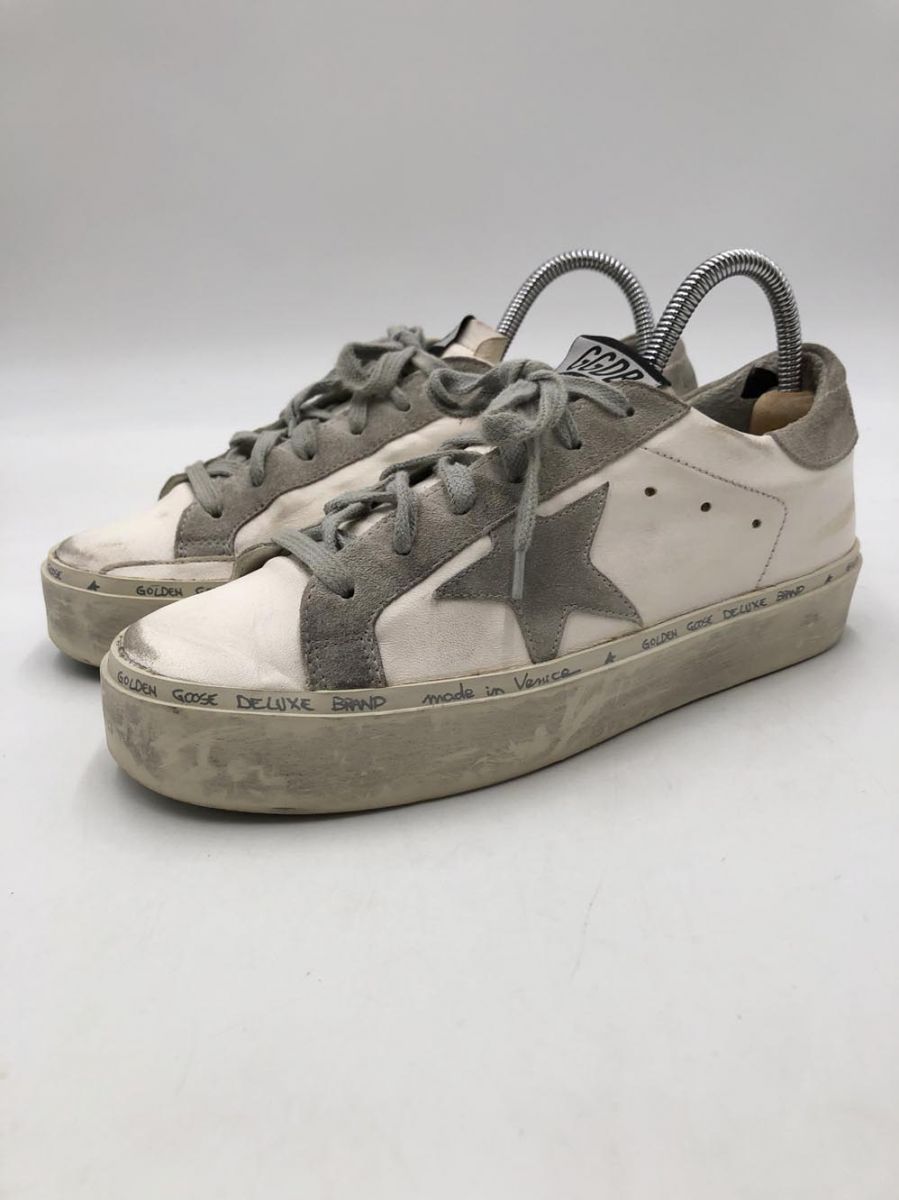 GOLDEN GOOSE ゴールデングース Hi Star ハイソール スニーカー size37/白ｘグレー メンズ