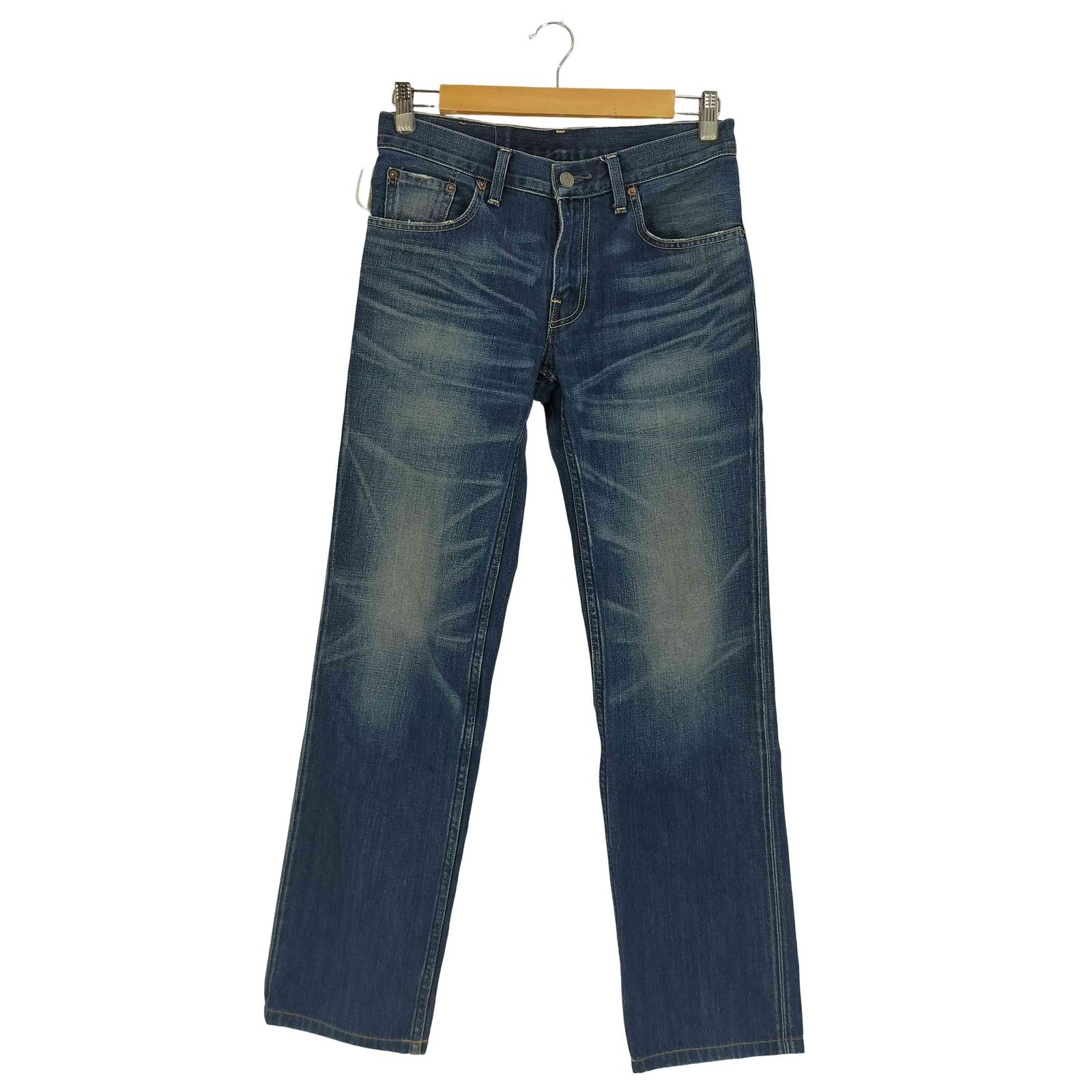 リーバイス Levis 502 ボタン裏V23刻印 レザーパッチ ストレート デニムパンツ メンズ  W29 L33