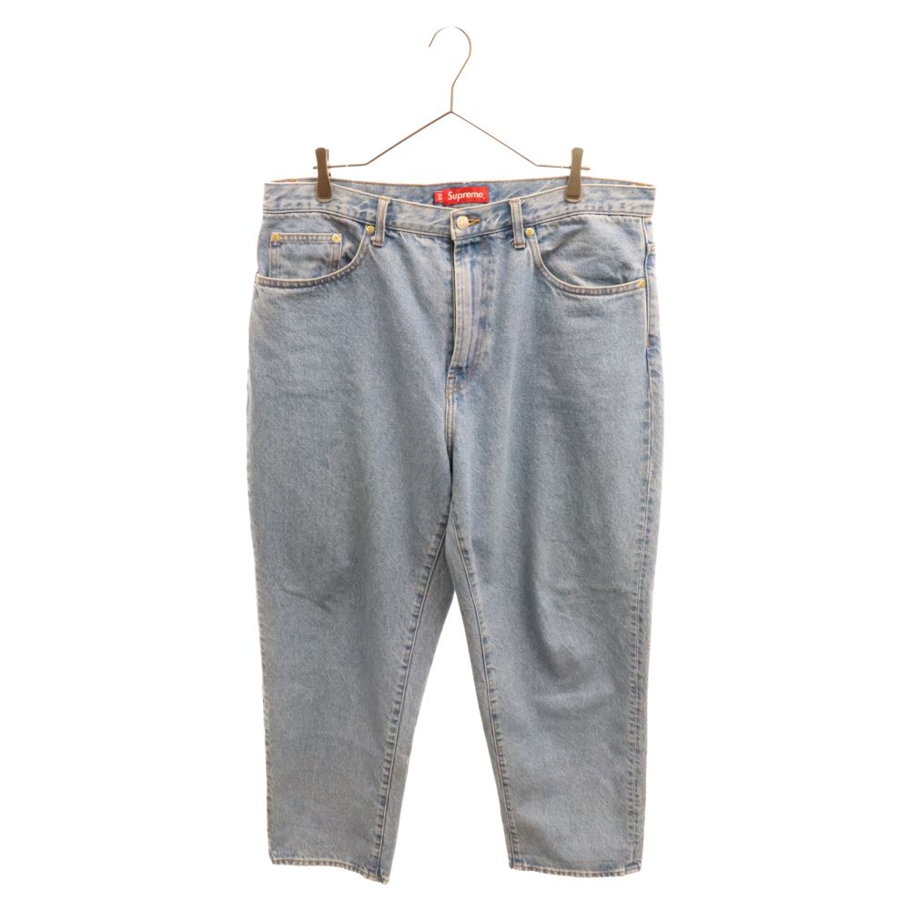 SUPREME (シュプリーム) Baggy Jean ジップフライ クラシックロゴ バギーデニムパンツ ジーンズ インディゴ