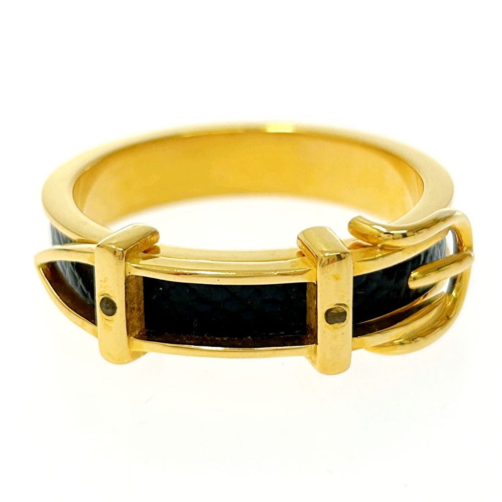 中古】【箱付き】 HERMES エルメス GP レザー ベルトモチーフ