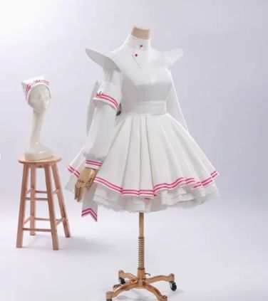 カードキャプターさくら 木之本さくら ナース服 コスプレ衣装 戦闘服 コスチューム