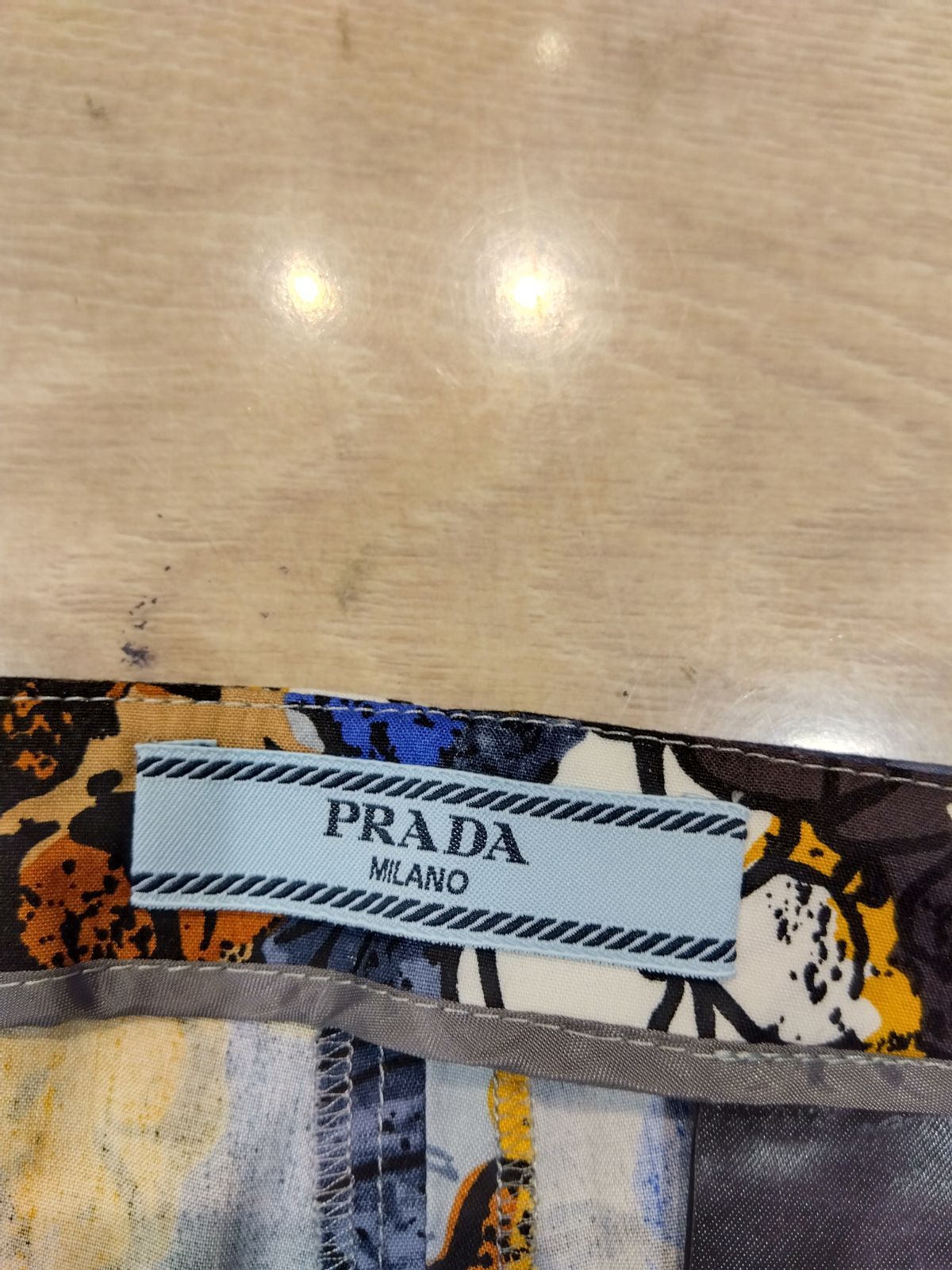 PRADA プラダ 花柄 コットン パジャマスタイルバティストパンツ Pink Floral print batiste pants | PRADA