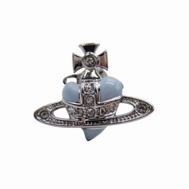 ●ヴィヴィアンウエストウッド ディアマンテ ハートオーブ ラインストーンブローチ Vivienne Westwood ◇Vivienne Westwood◇ヴィヴィアンウエスト