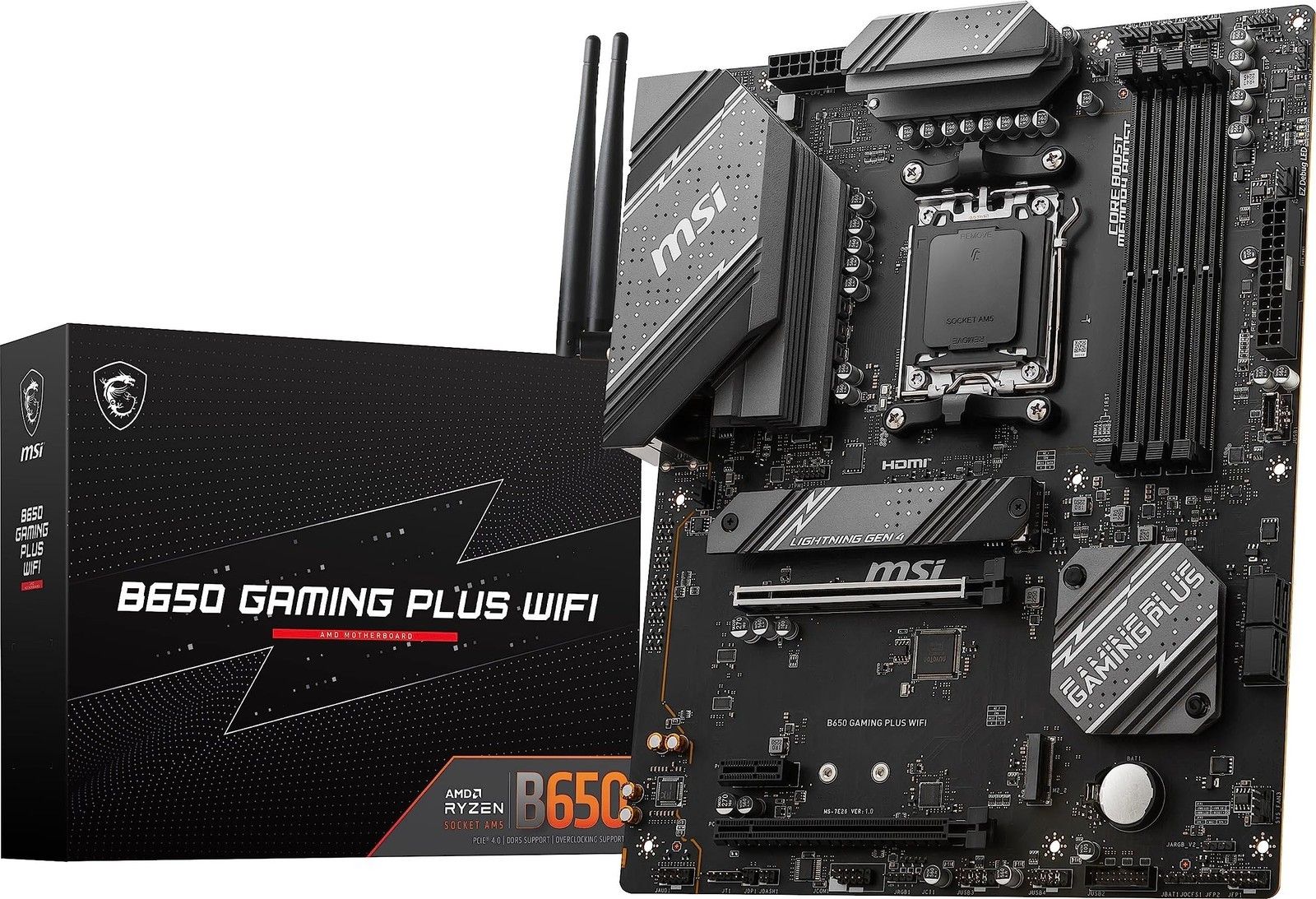 Gaming Pl WiFi ゲーミング マザーボード AMD AM5 ATX DDR5 PCIe 40 M2 SATA 6Gbs