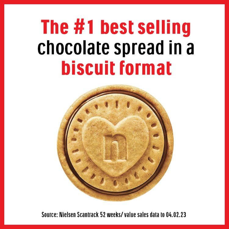 nutella ヌテラ Biscuit ビスケット ココア入りヘーゼルナッツ