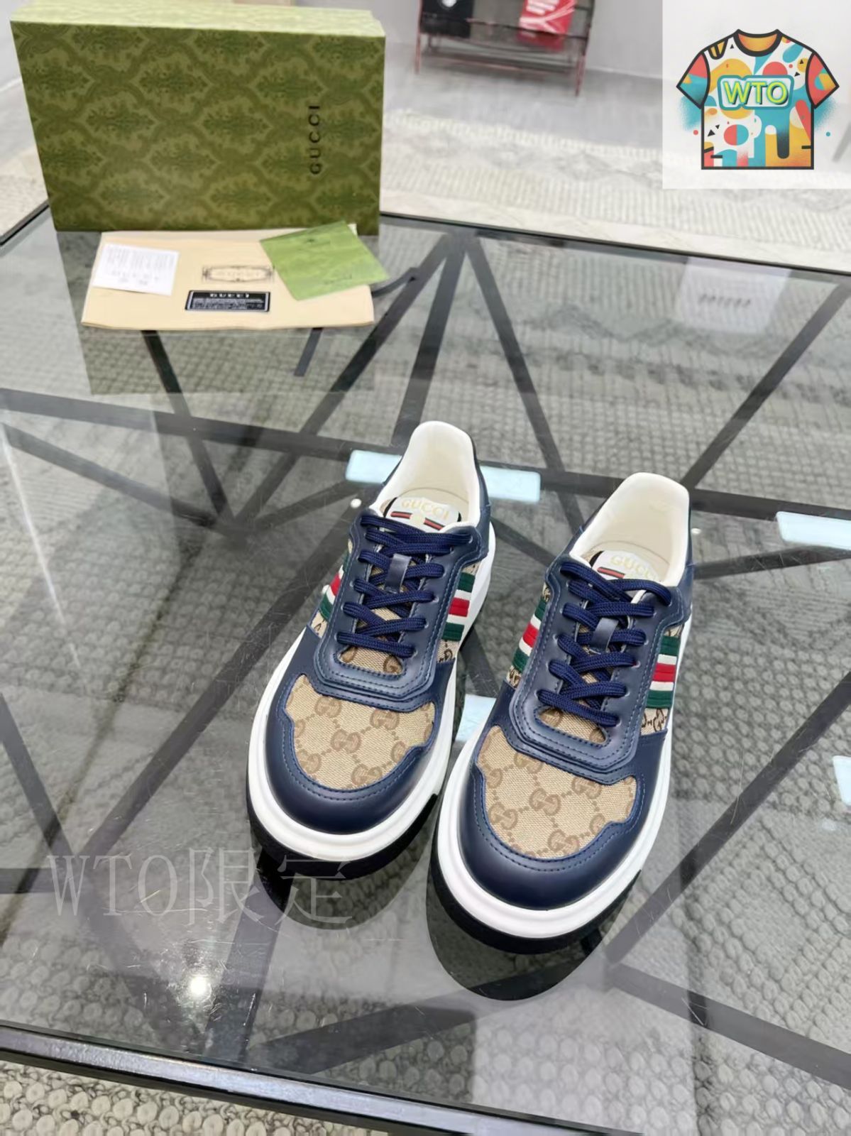 GUCCI 靴 GUCCI グッチ ヴィンテージ スニーカー01-NZ04 - メルカリ