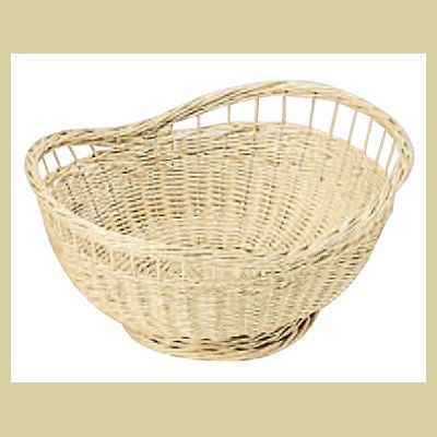 『柳』（２Ｐセット）楕円タイプバスケット「36×31×17.5cm」　※アジアン，リーズナブル，和，かご，バスケット，天然素材，，籐，ケース，カントリー，まとめ買い，セット割引，定番，