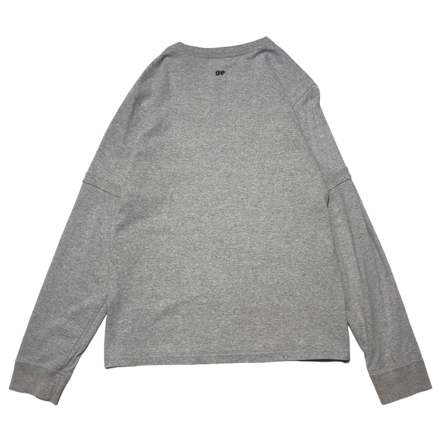 GOODENOUGH(グッドイナフ) 15SS RIB ON SLEEVE LOGO TEE リブ
