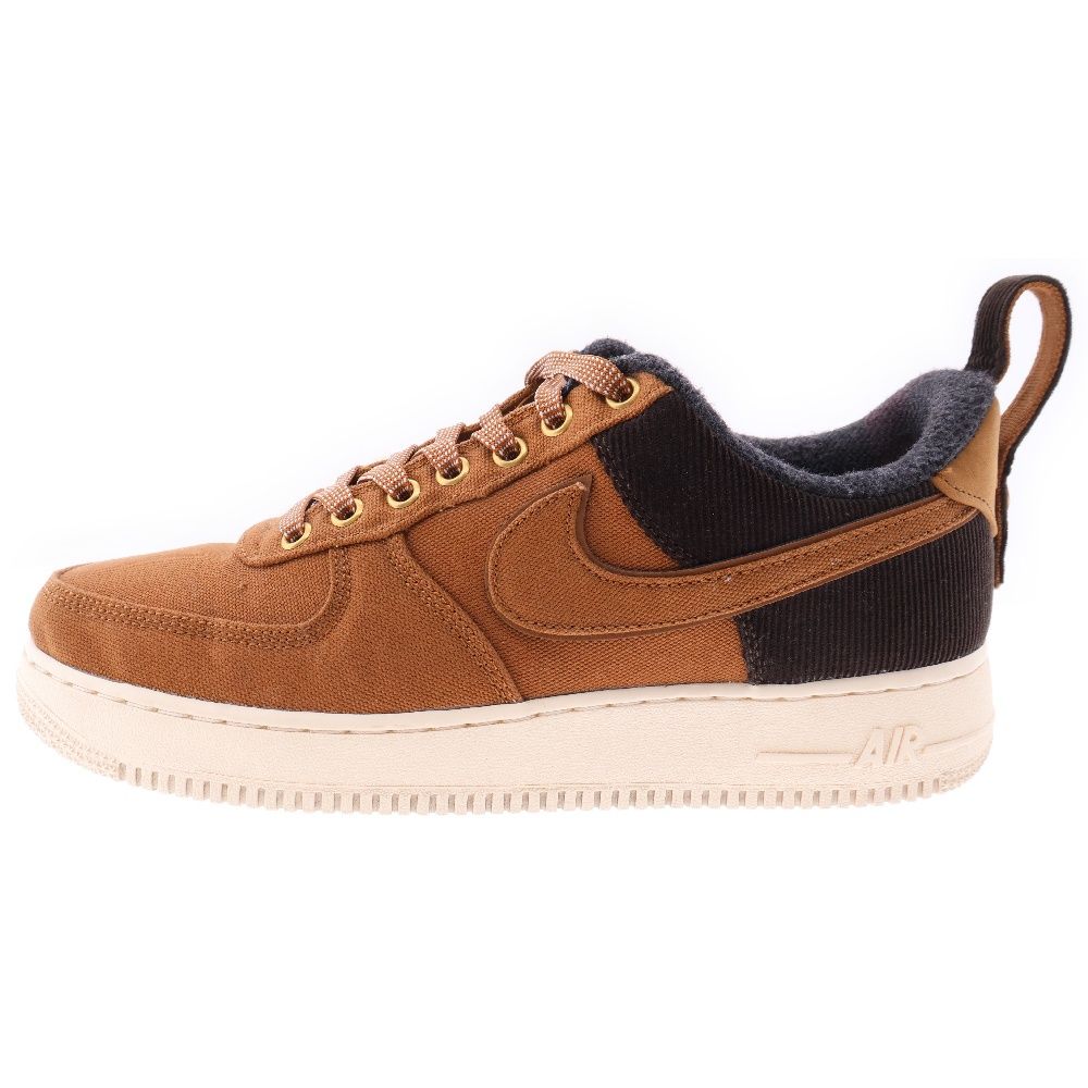 NIKE (ナイキ) ×CarHartt WIP AIR FORCE 1 LOW AV4113-200 カーハート エアフォース1 ローカットスニーカー US9.5/27.5cm ブラウン