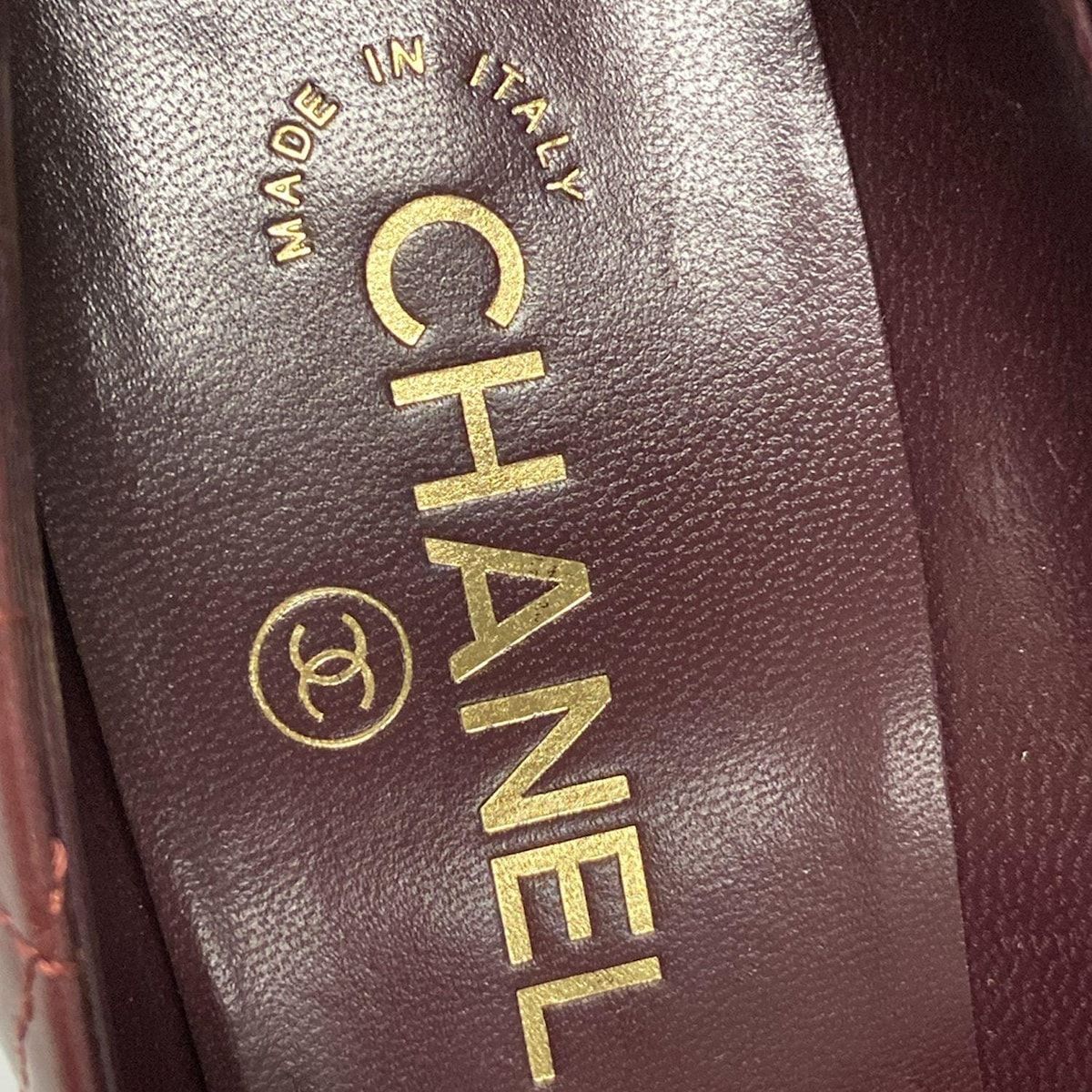 CHANEL✳︎ボルドー．靴37 Chanel boots size 40 | eBay