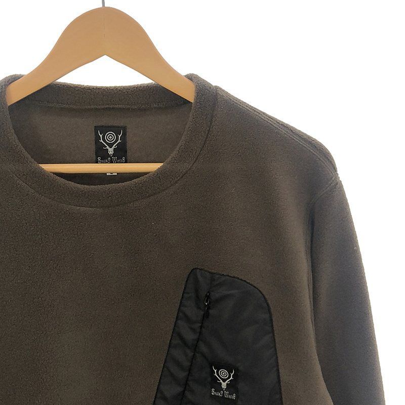 South2West8 S2W8 / サウスツーウエストエイト | Scouting Shirt Poly Fleece / フリース プルオーバー | S | オリーブ | レディース South2 West8 (サウスツーウエストエイト) Scouting Shirt - Poly