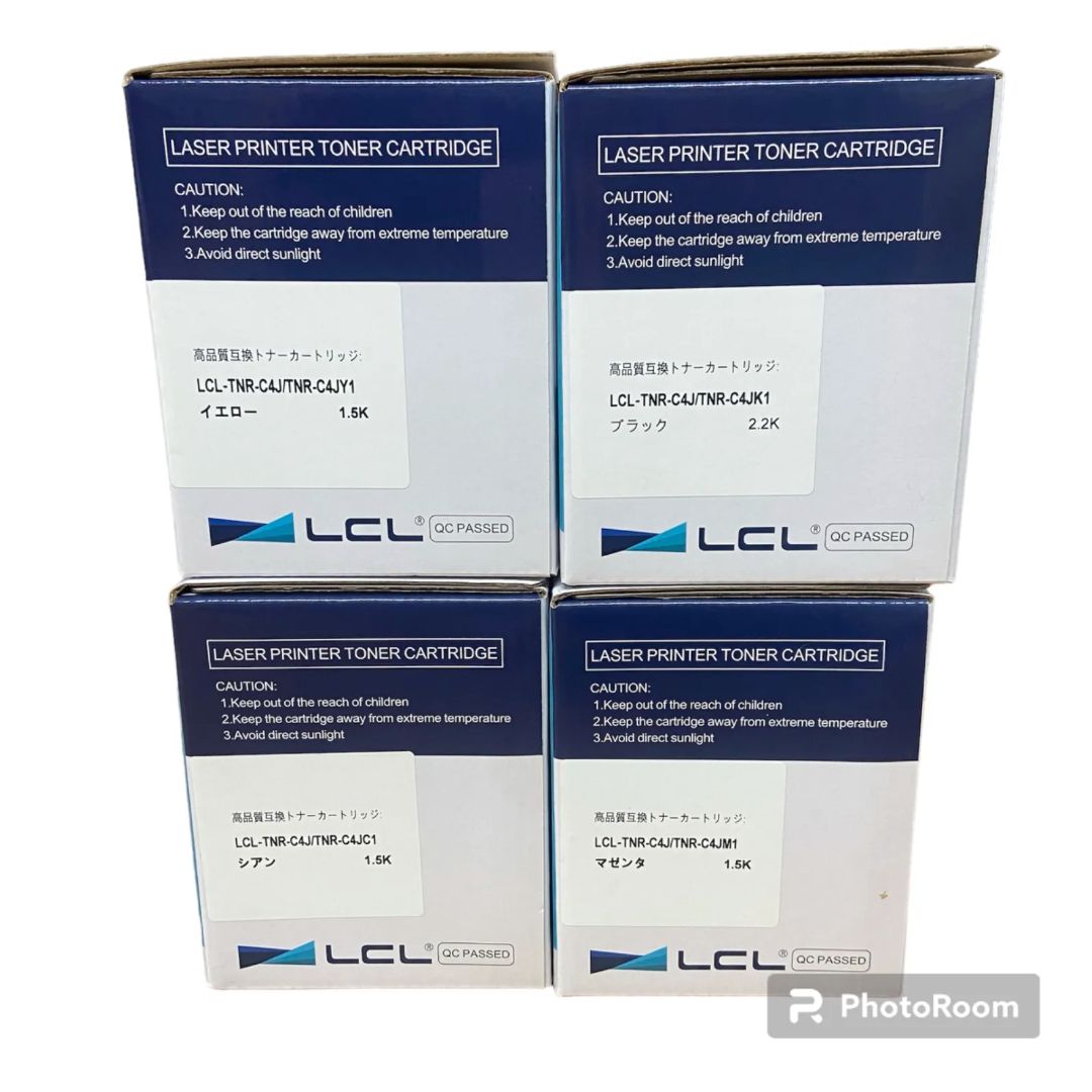 LCL 大容量トナーカートリッジ【互換】 4色セット 未使用】LCL トナーカートリッジ 4色セット プリンター インク
