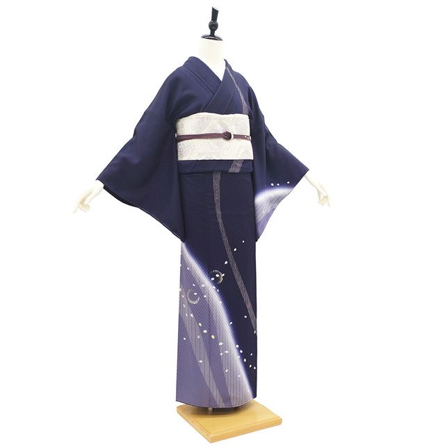 新古品】 訪問着 着物 未使用 フォーマル 正絹 作家物 落款有り 手染め