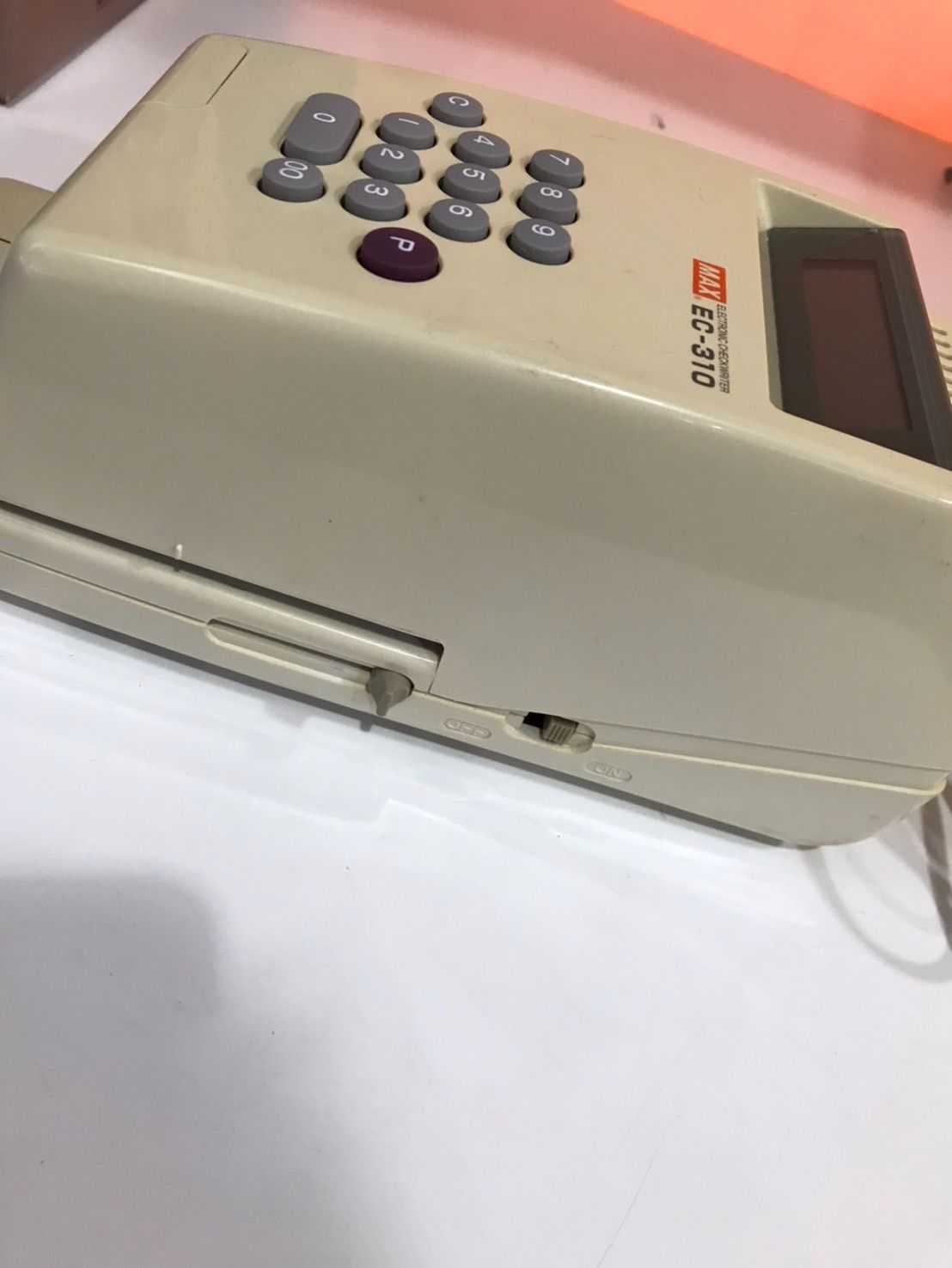 中古 MAX 電子チェックライター EC-310 - メルカリ