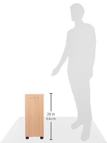在庫 ナカバヤシ キャビネット 袖机 マイワゴン 棚板タイプ ナチュラル木目 NDW-001NM