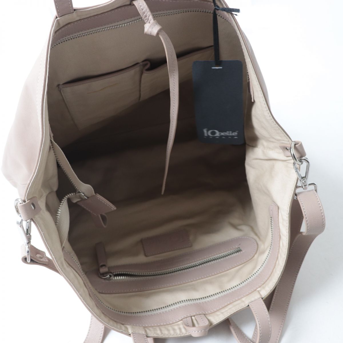 未使用品☆定価45100円 IO PELLE イオペレ 2way レザートートバッグ