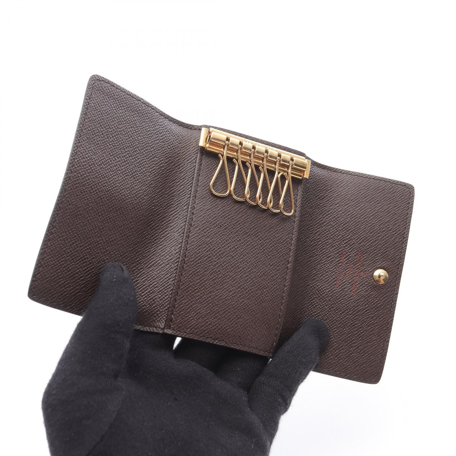 【美品】 ルイヴィトン ダミエエベヌ ミュルティクレ 6 キーケース LOUIS VUITTON ルイヴィトン N62630 ミュルティクレ6 ダミエ
